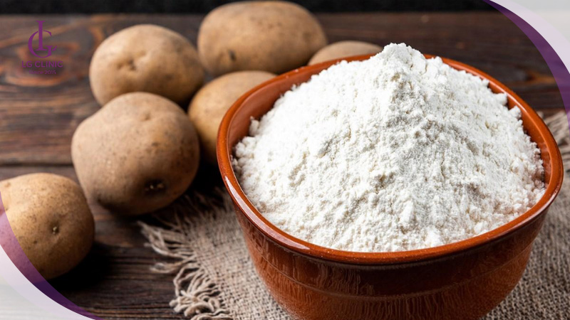 cách làm trắng da toàn thân bằng bột mì