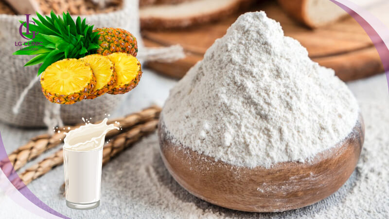 cách làm trắng da toàn thân bằng bột mì