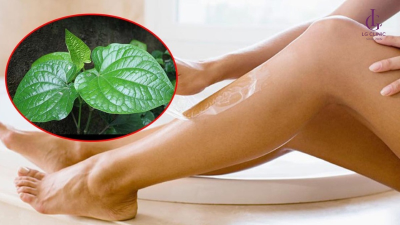 không áp dụng triệt lông bằng lá trầu không ở các vùng nhất định