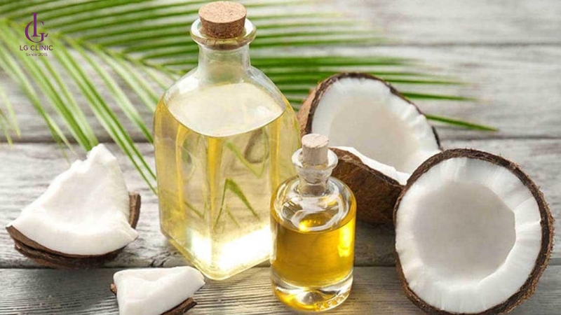 dầu dừa làm giảm viêm nang lông ở bà bầu