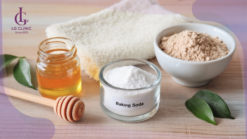 baking soda làm trắng da toàn thân