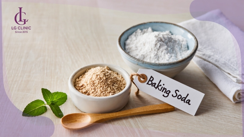 baking soda làm trắng da toàn thân