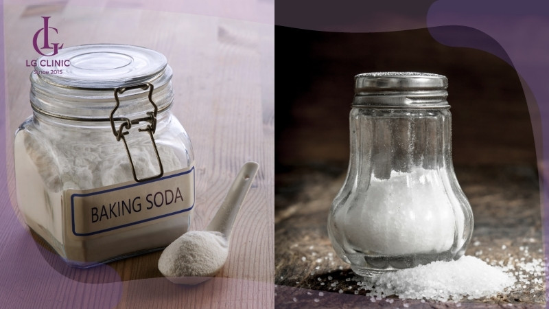 baking soda làm trắng da toàn thân