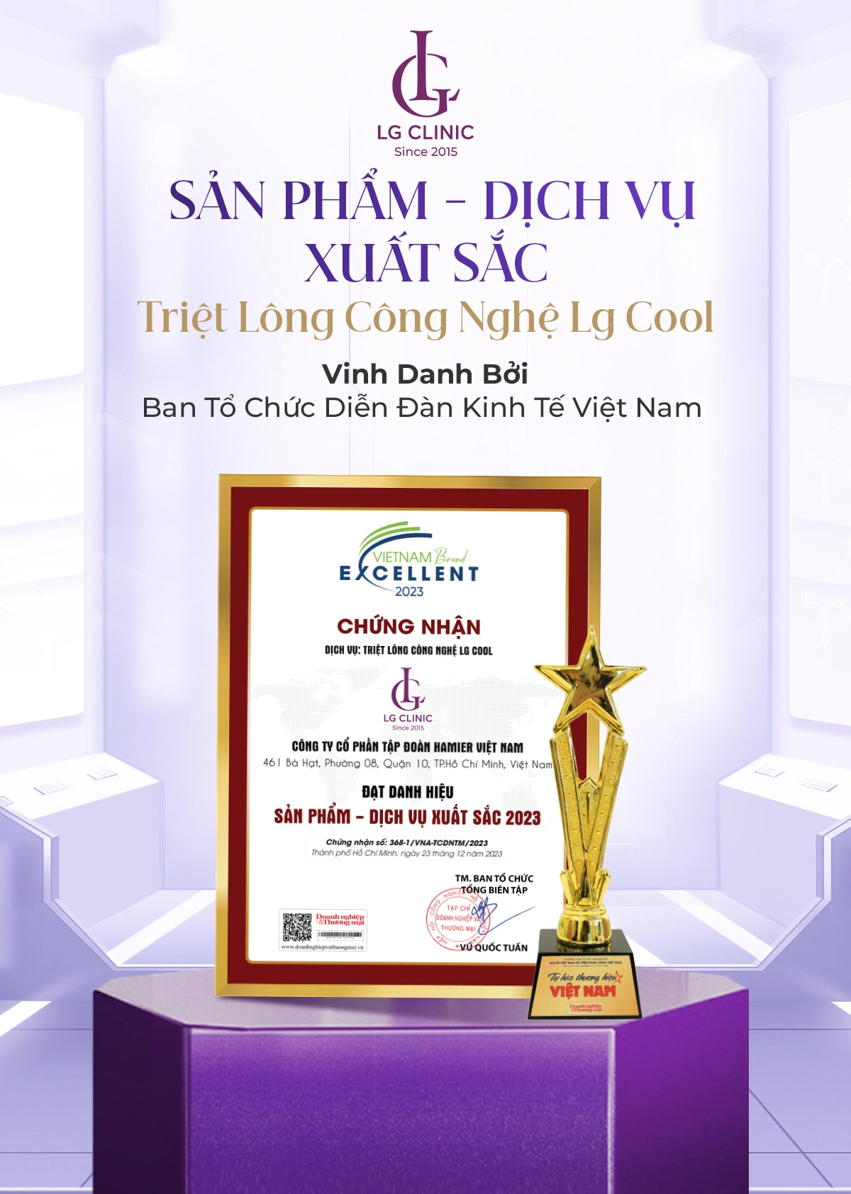 Triệt lông công nghệ lg cool