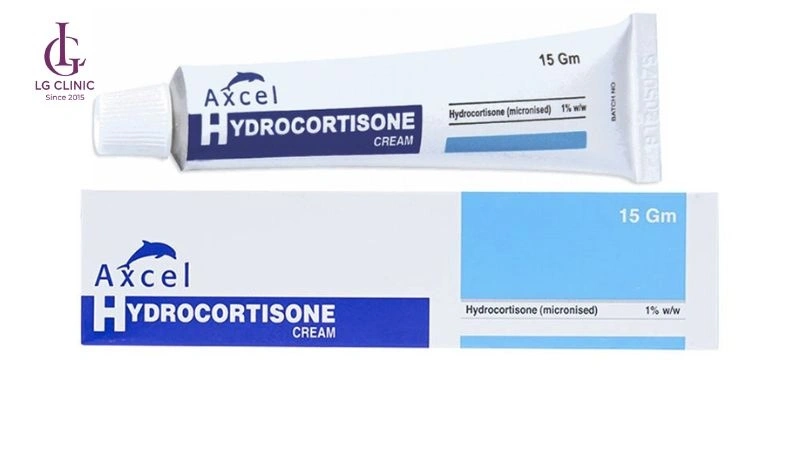 bôi kem chứa Hydrocortisone