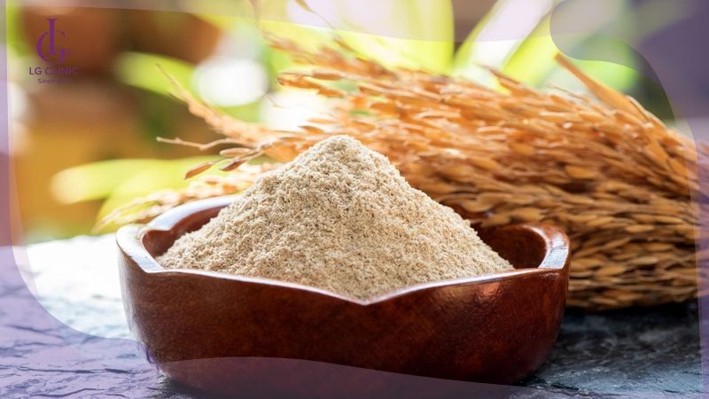 cách làm mềm lông vùng kín bằng bột cám gạo