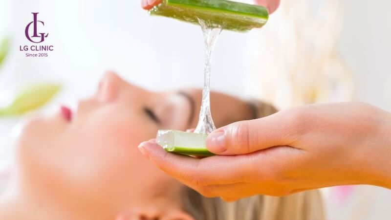 cách làm nha đam đắp mặt không bị ngứa