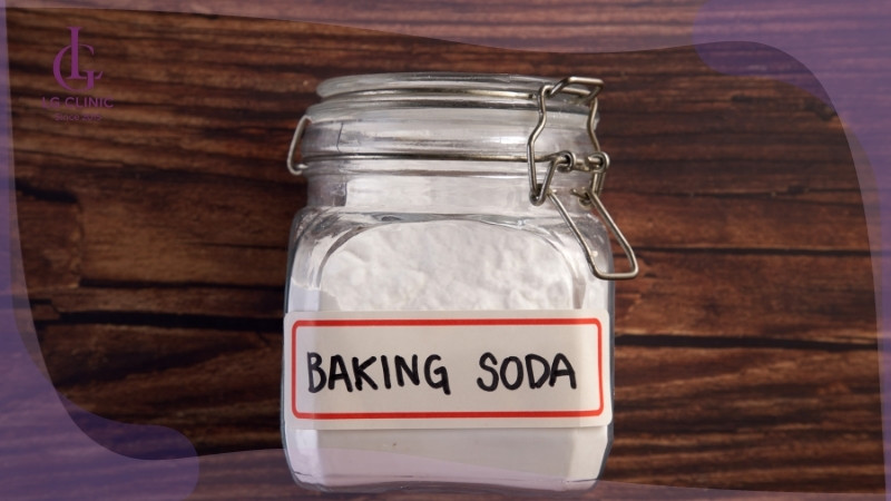 baking soda làm trắng da toàn thân