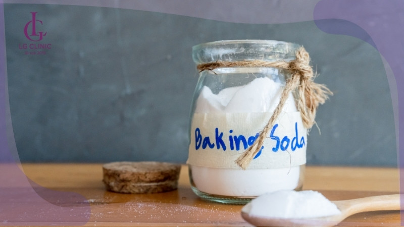 baking soda làm trắng da toàn thân