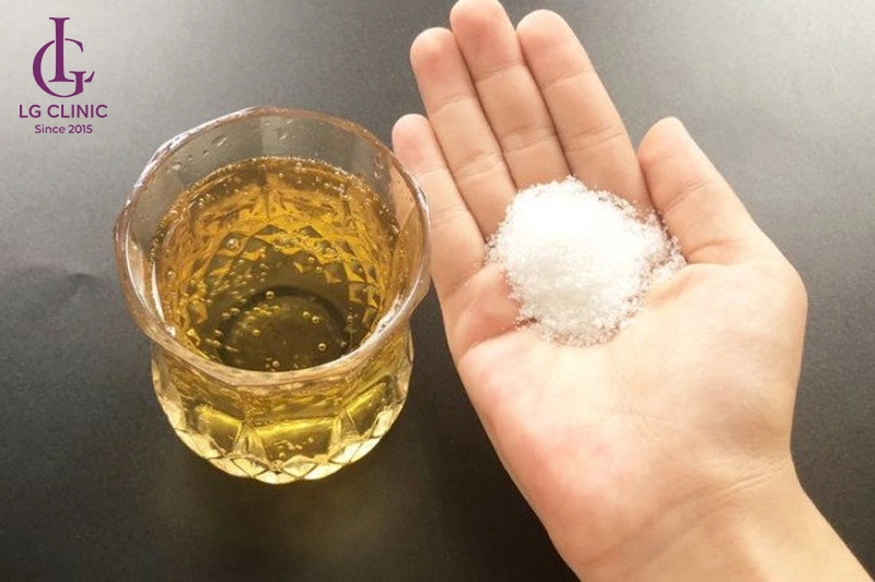Muối và bia tươi