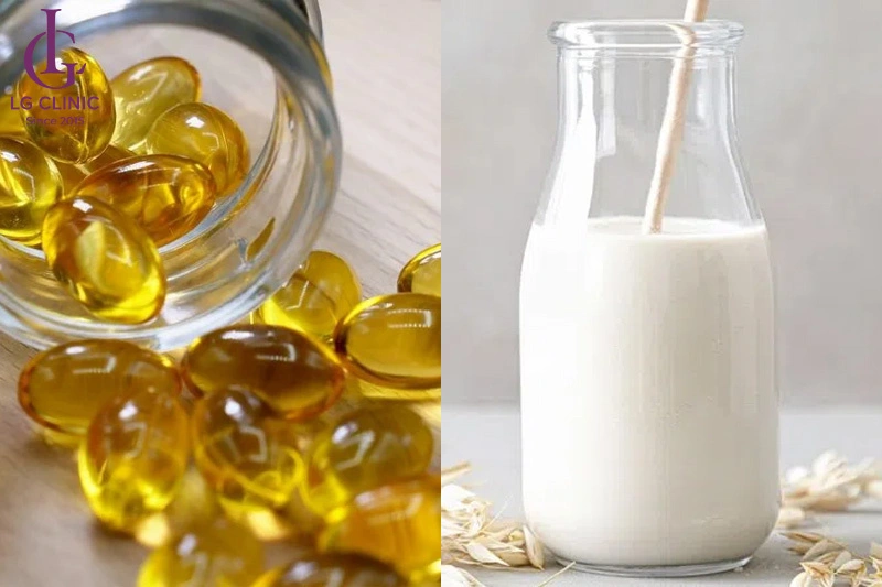 cách làm trắng da với vitamin E
