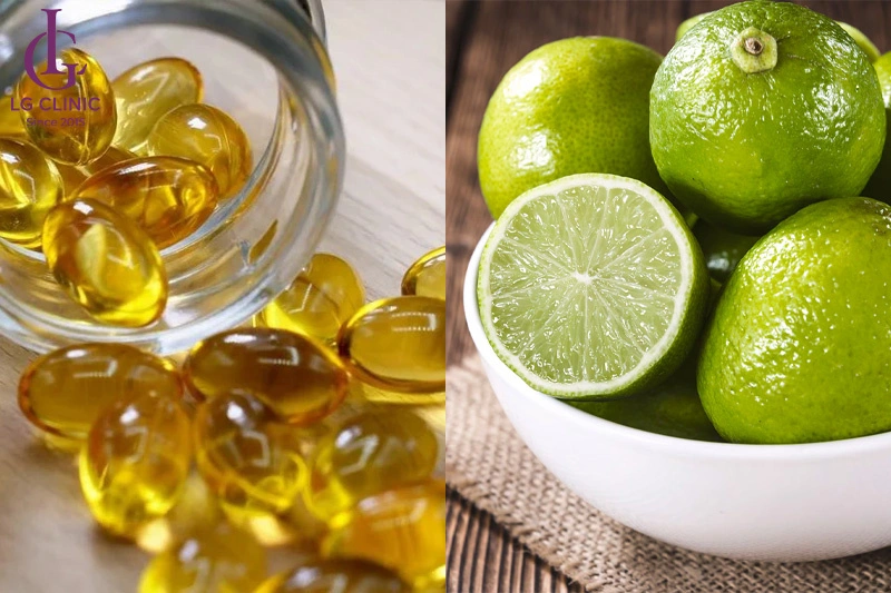 cách làm trắng da với vitamin E