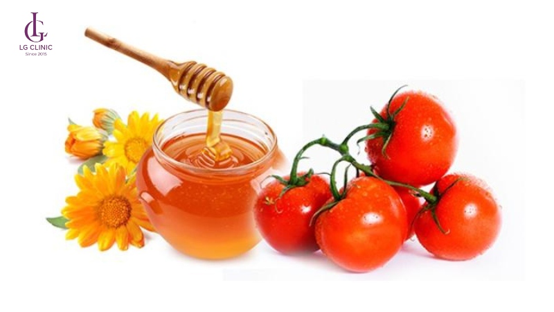 cà chua và mật ong
