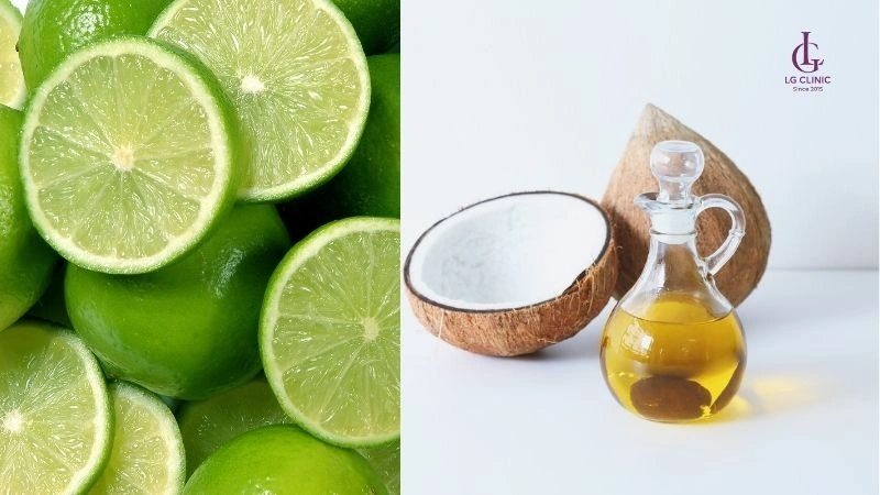 chanh và dầu dừa