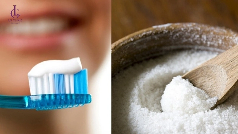 cách triệt lông nách bằng kem đánh răng và muối