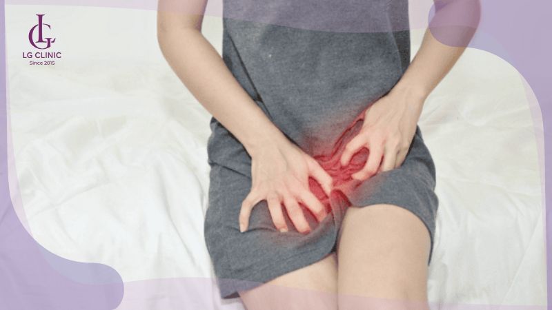 cạo lông vùng kín bị ngứa do không vệ sinh kĩ vùng cạo lông