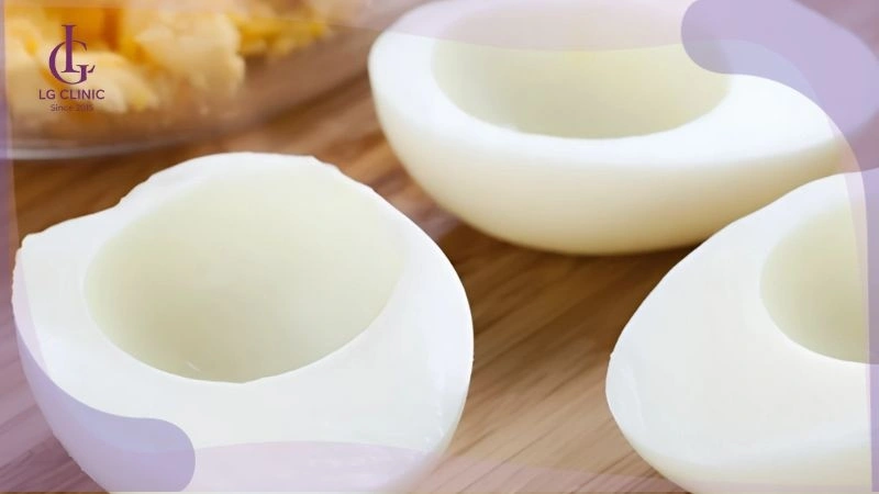 cách triệt lông nách bằng trứng gà