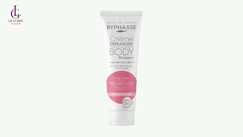 kem tẩy lông vùng bikini Byphasse Hair Removal Cream Silk Extract