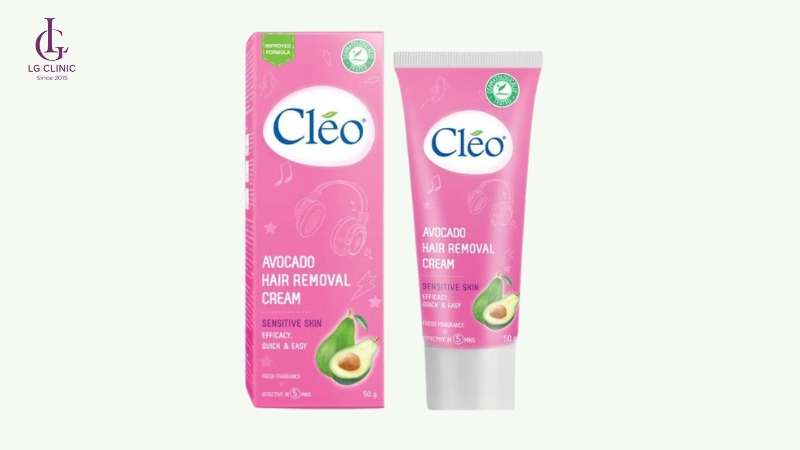 kem tẩy lông vùng kín Cléo dành cho da nhạy cảm