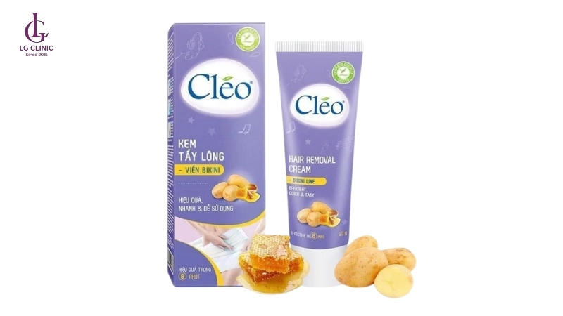 Kem tẩy lông vùng kín an toàn cho bà bầu cleo
