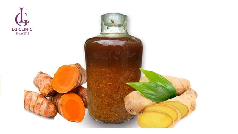 cách làm trắng da toàn thân sau sinh bằng nghệ tươi