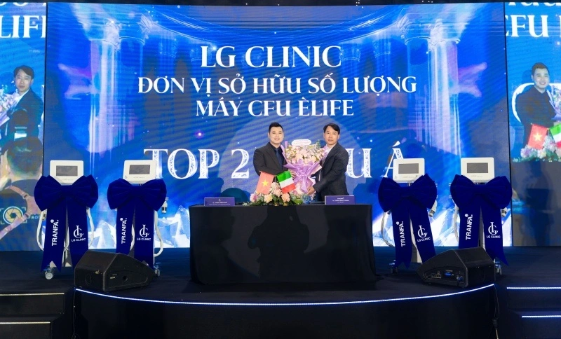 LG Clinic đứng TOP 2 Châu Á về số lượng máy CFU Èlife