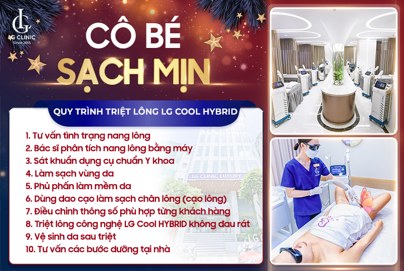 Quy trình triệt lông vùng kín riêng tư