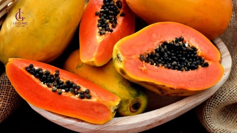 cách tắm trắng bằng đu đủ