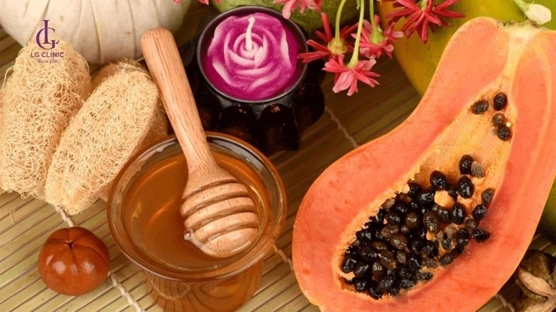 cách tắm trắng bằng đu đủ