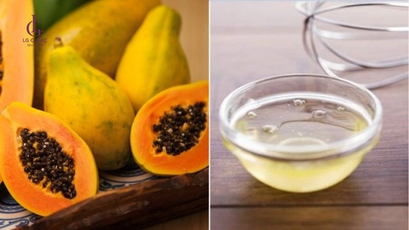 cách tắm trắng bằng đu đủ