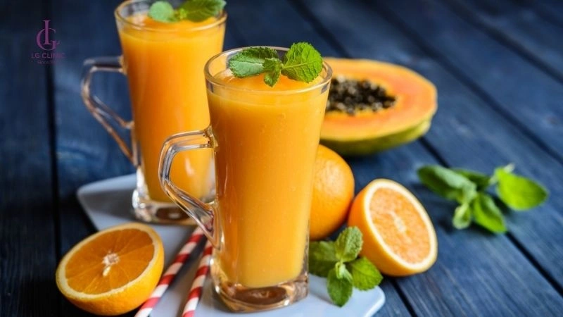 cách tắm trắng bằng đu đủ