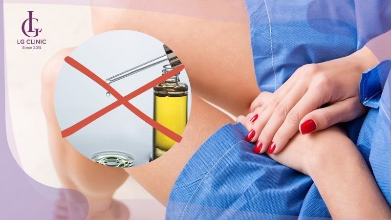 tránh không sử dụng dầu dưỡng sau khi wax lông vùng kín