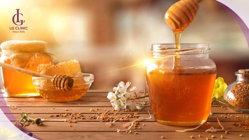cách triệt lông nách bằng mật ong
