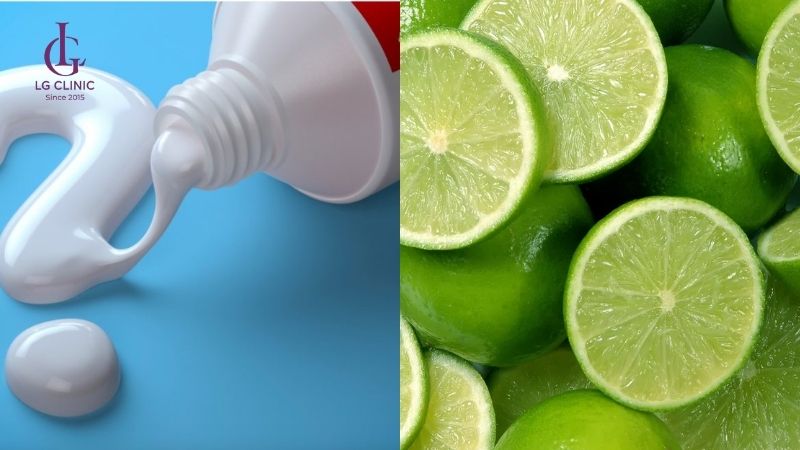 cách triệt ria mép cho nam bằng hỗn hợp chanh và kem đánh răng