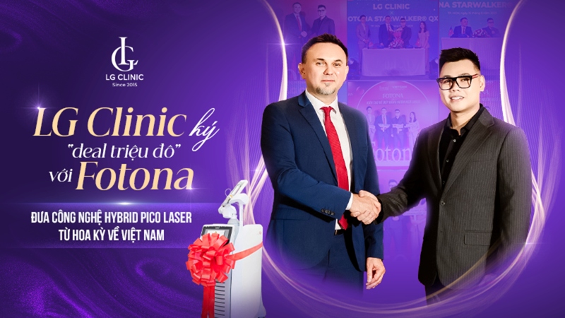 LG Clinic ký kết chuyển giao công nghệ Hybrid Pico Laser với Fotona