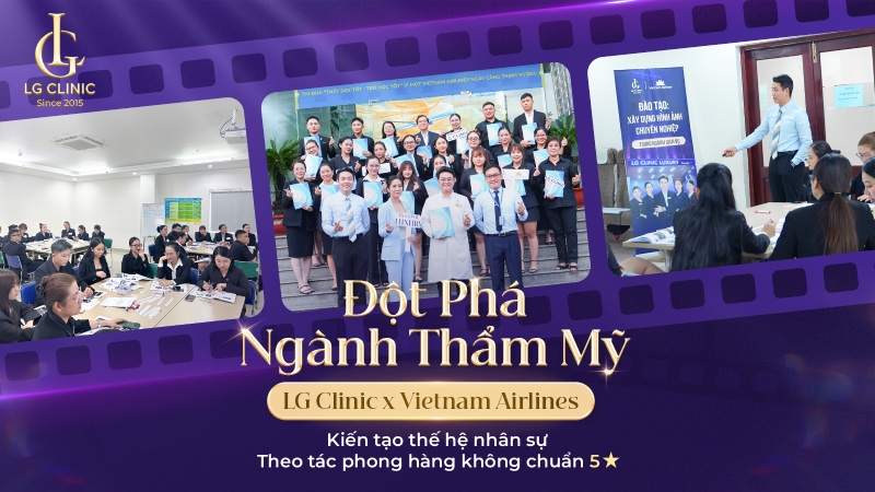 LG Clinic phối hợp cùng Vietnam Airlines đào tạo nhân sự