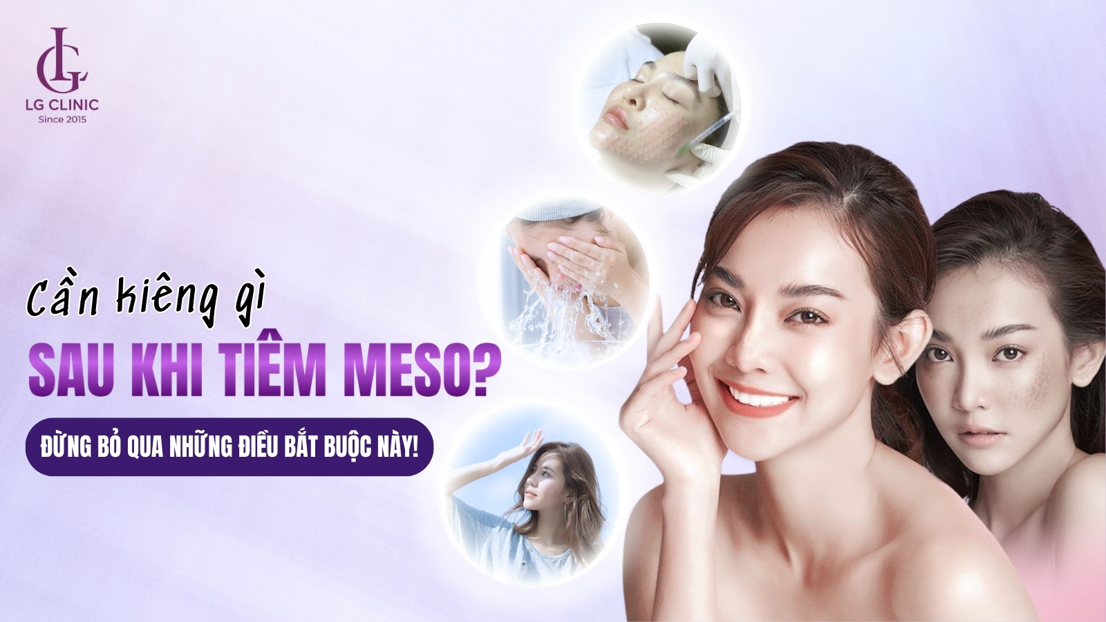 Sau khi tiêm meso cần kiêng gì