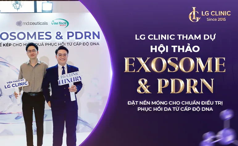 Sự kiện lg clinic tham dự hội thảo Exosomes & PDRN