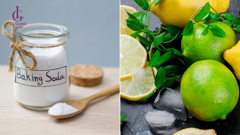 trị thâm mông nam giới baking soda