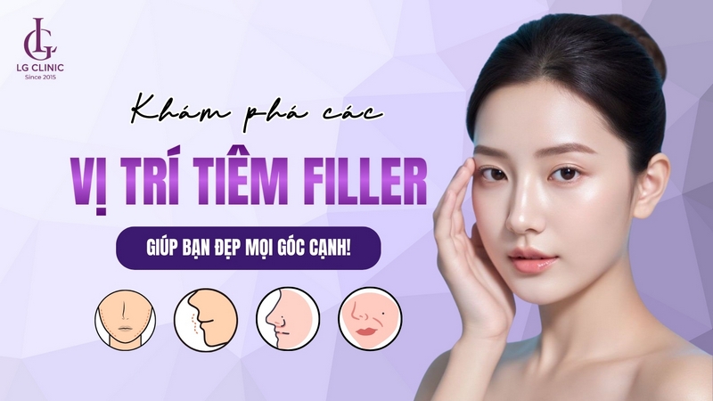 vị trí tiêm filler