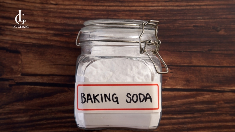 cách trị thâm đầu gối bằng baking soda