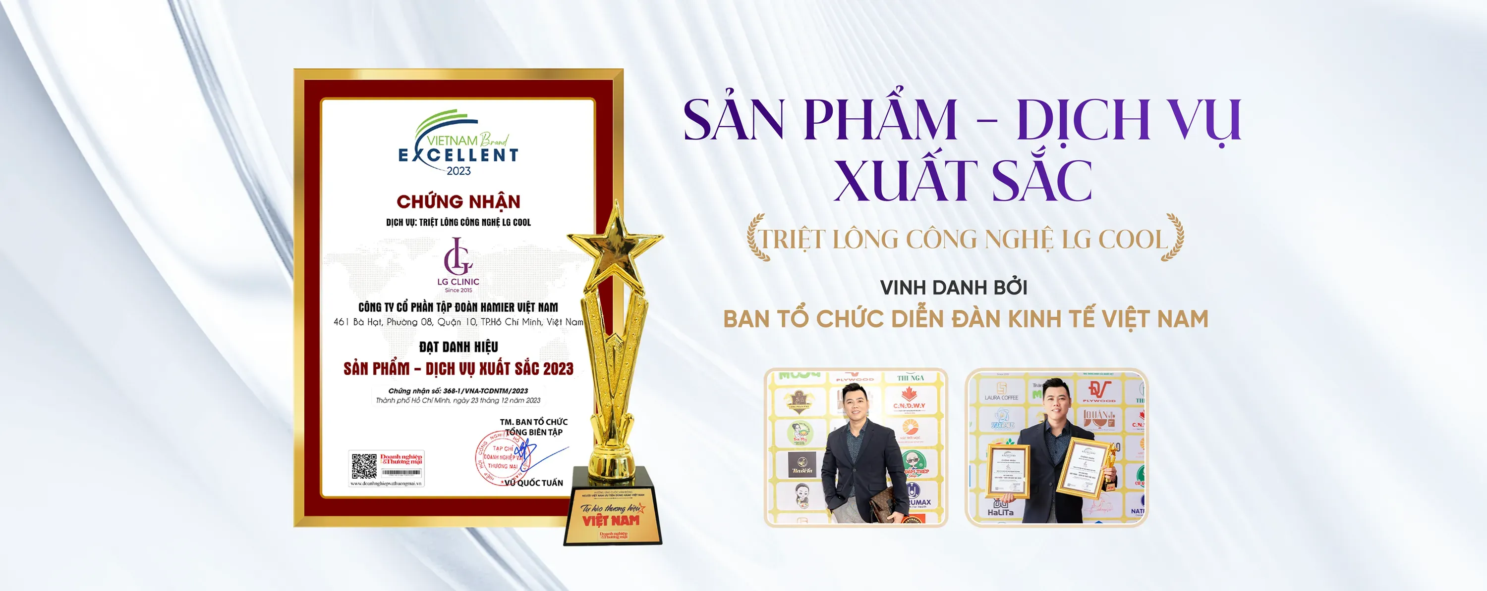 Giải thưởng sản phẩm dịch vụ xuất sắc triệt lông
