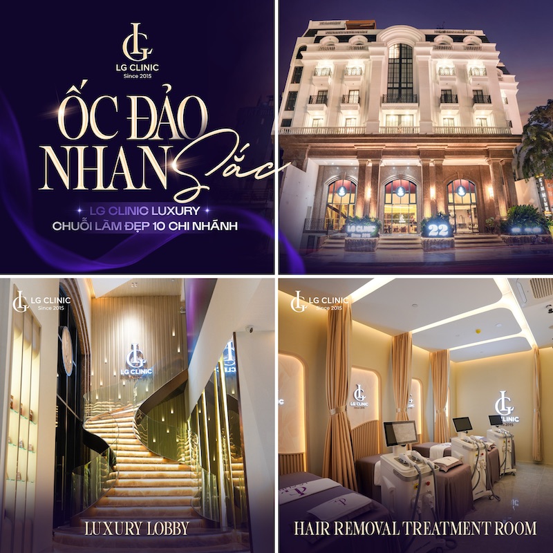 triệt lông tại lg clinic luxury vũng tàu