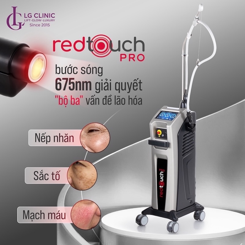 công nghệ trẻ hoá da redtouch pro