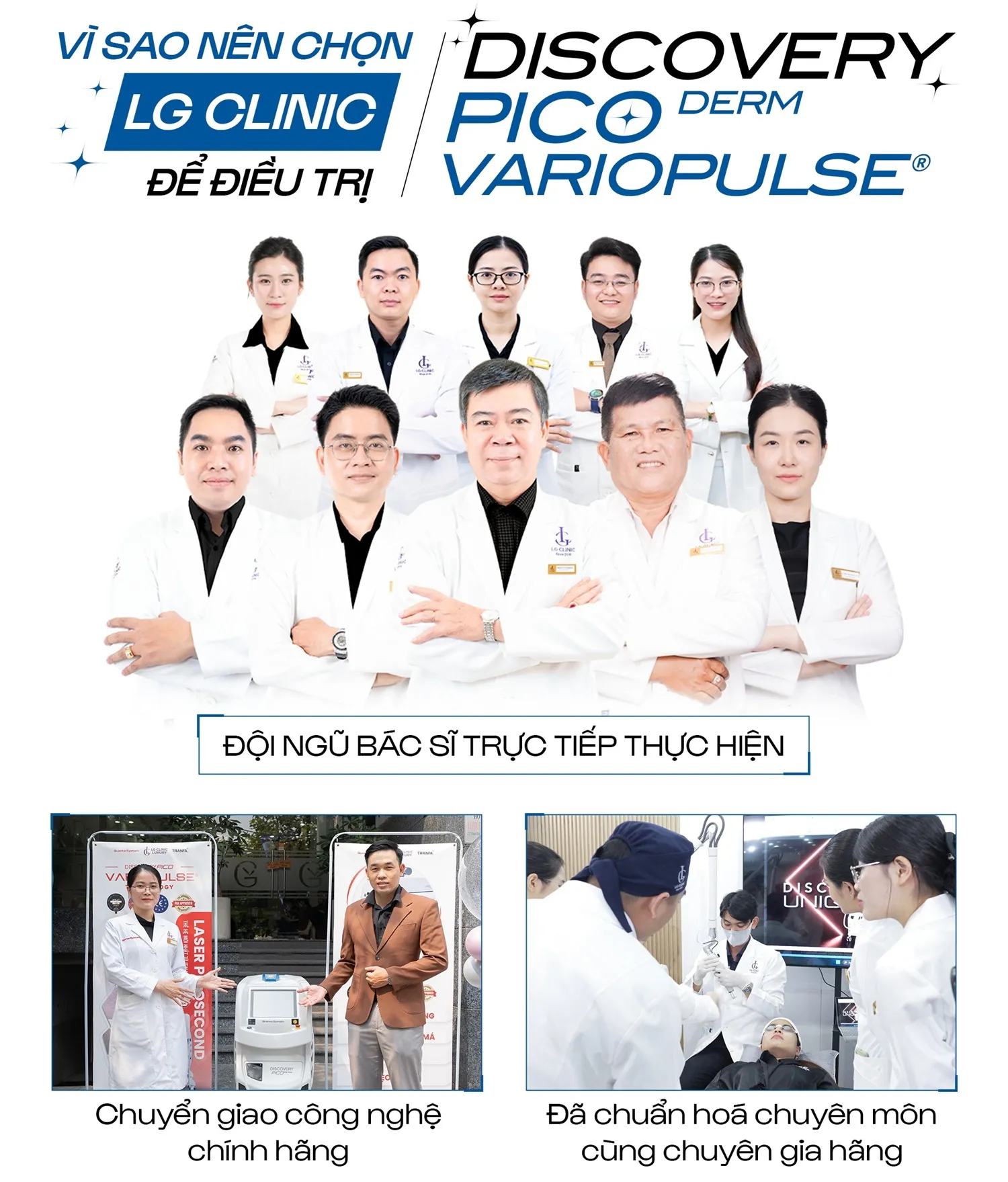 Banner vì sao nên chọn LG Clinic để điều trị Discovery MB