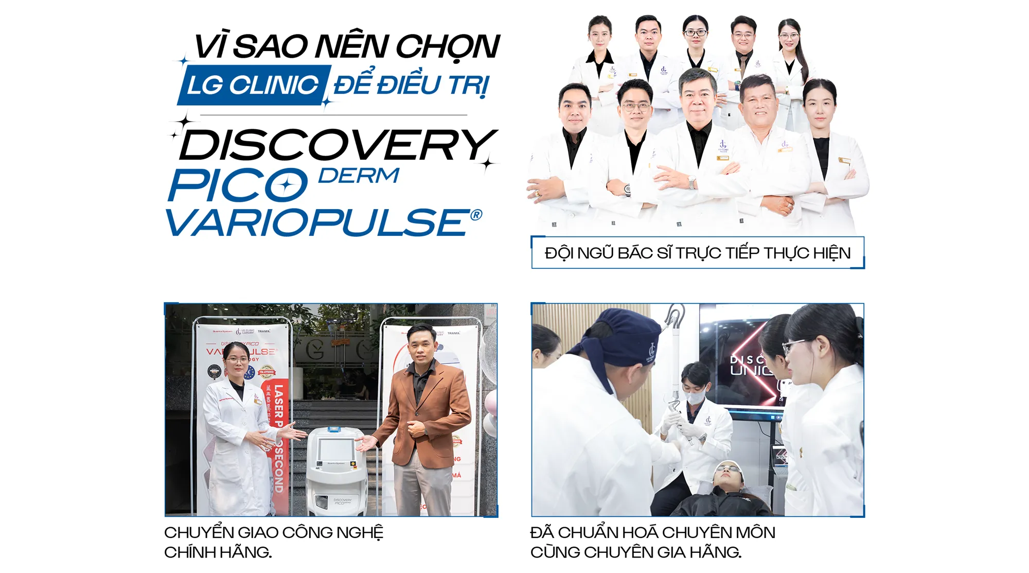 Banner vì sao nên chọn LG Clinic để điều trị Discovery PC