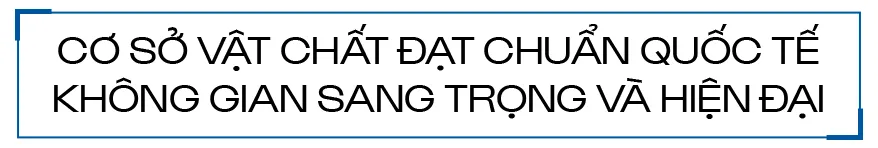 Text cơ sở vật chất đạt chuẩn quốc tế