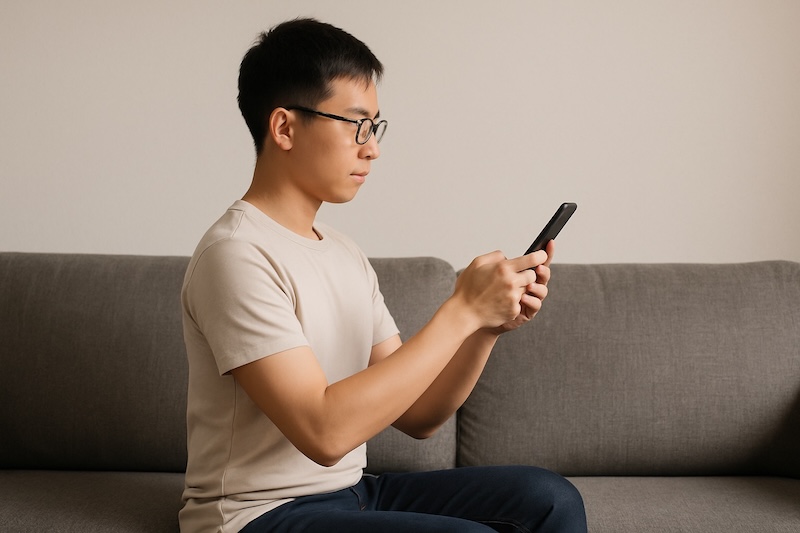 tư thế cổ đúng