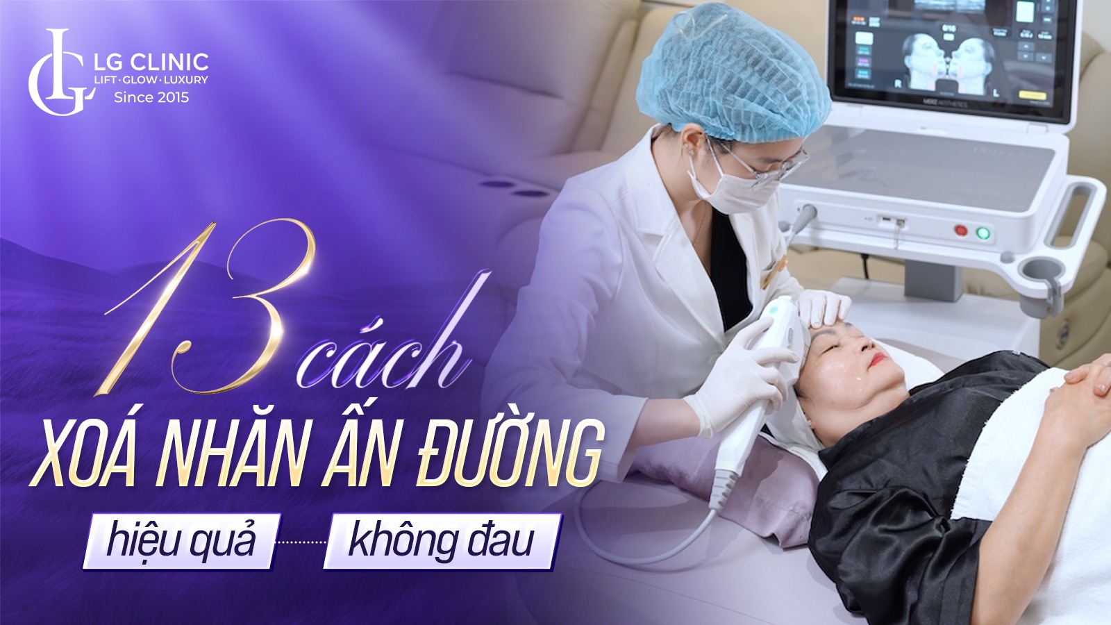Xoá nhăn ấn đường hiệu quả, không đau