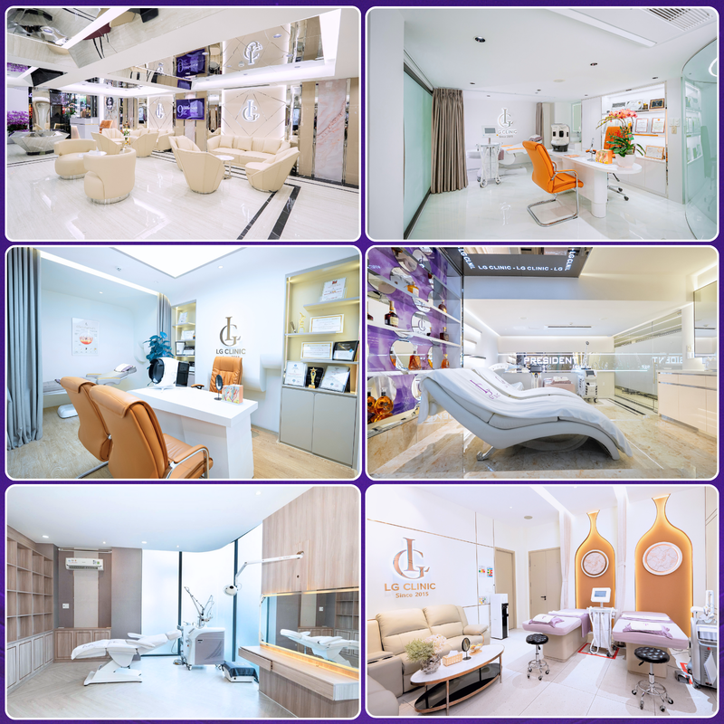 không gian tại lg clinic xoá rãnh cừoi